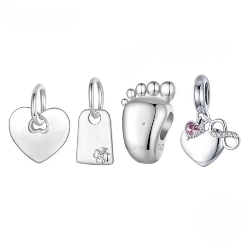 CONJUNTO BERLOQUES HEART PRATAS 925