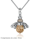 CONJUNTO COLAR + PINGENTE PRATAS 925