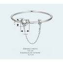 PULSEIRA HEART PATTERN PRATAS 925