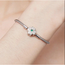 PULSEIRA DE CRISTAL PRATAS 925