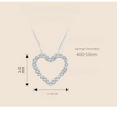COLAR HEART PRATAS 925