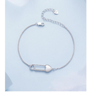 CONJUNTO 2 PEÇAS PULSEIRA E BRINCO PRATAS 925