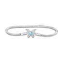 PULSEIRA DE CRISTAL PRATAS 925