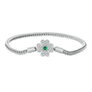 PULSEIRA DE CRISTAL PRATAS 925